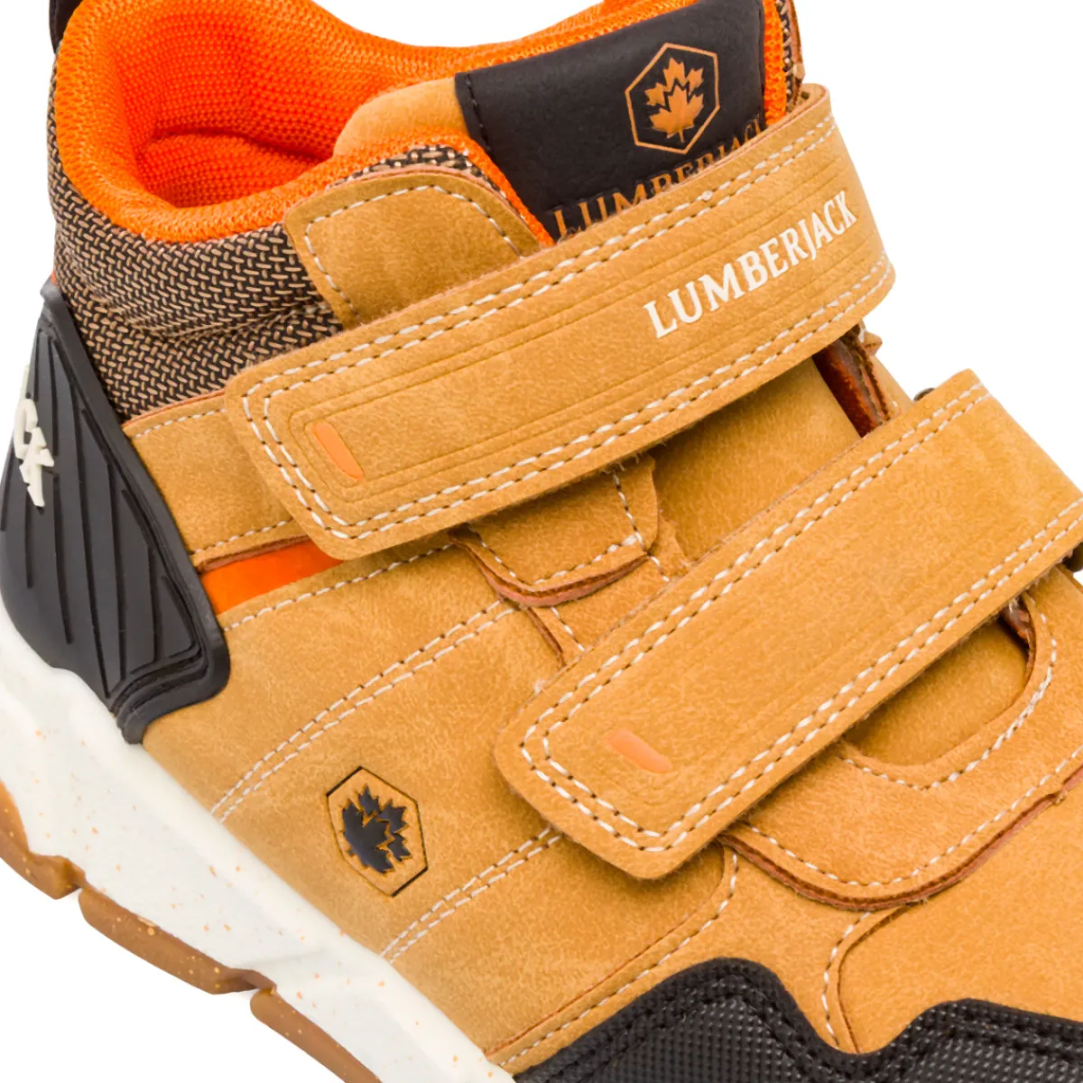 Outlet Sneakers ocra da Bambino con dettagli neri Bambino Sneakers Bambino|Scarponcini Bambino