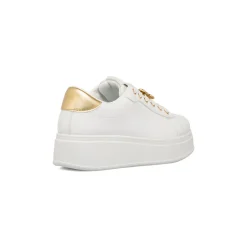 Sale Sneakers platform bianche da Donna con farfalla gioiello Donna Sneakers Donna