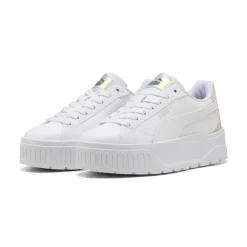 Outlet Sneakers platform bianche da ragazza con dettaglio effetto iridescente Karmen II Holo 2.0 Donna/Bambino Sneakers Sportive Bambina|Scarpe Ragazza