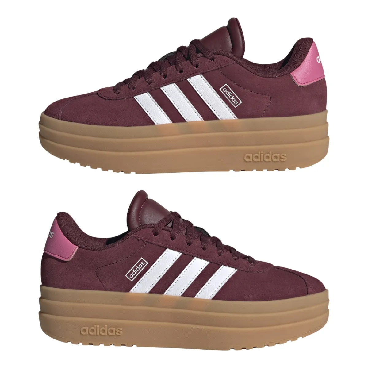 Online Sneakers platform casual rosso bordeaux da ragazza VL Court Bold Donna/Bambino Sneakers Sportive Bambina|Scarpe Ragazza