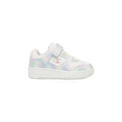 Clearance Sneakers primi passi bambina bianche con dettagli multicolor Bambino Sneakers Sportive Bambina|Scarpe Con Strappo Bambina