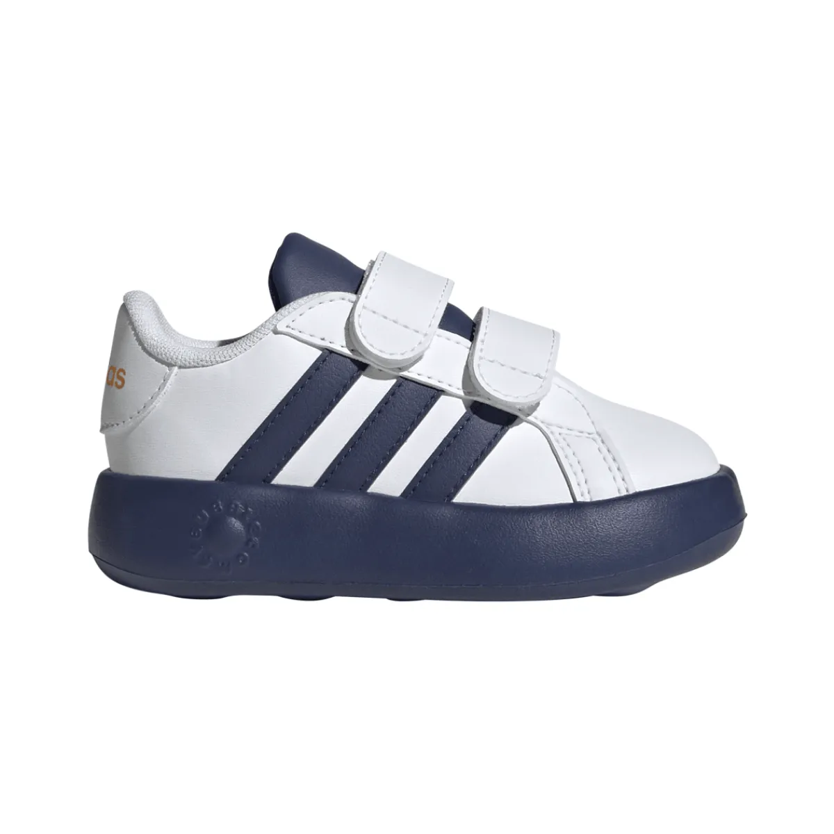 Discount Sneakers primi passi bambino bianche e blu con doppio strappo Grand Court 2.0 Bambino Scarpe Con Strappo Bambino|Primi Passi Bambino