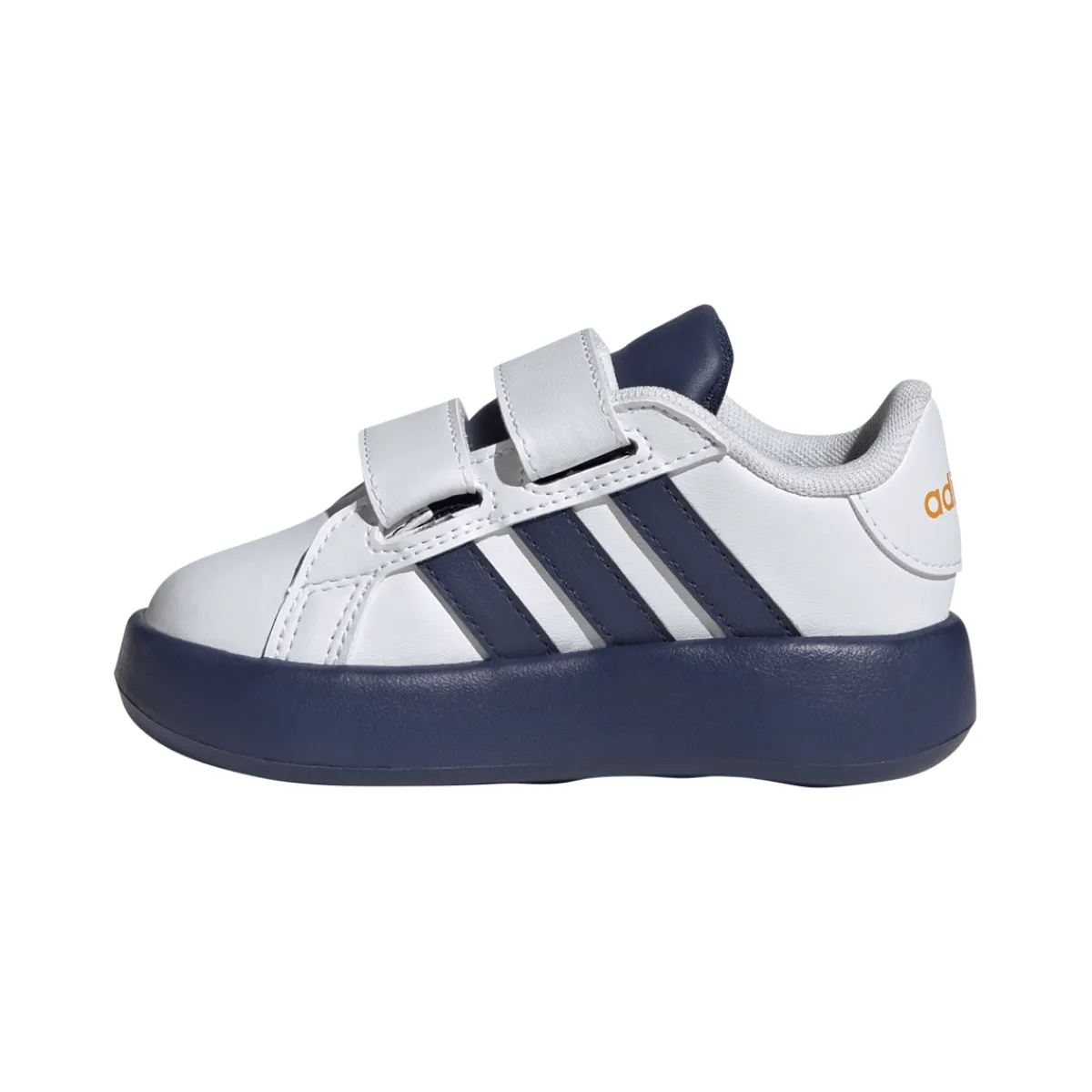 Discount Sneakers primi passi bambino bianche e blu con doppio strappo Grand Court 2.0 Bambino Scarpe Con Strappo Bambino|Primi Passi Bambino