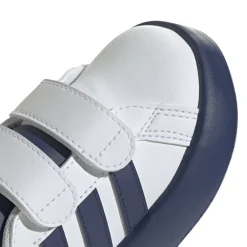 Discount Sneakers primi passi bambino bianche e blu con doppio strappo Grand Court 2.0 Bambino Scarpe Con Strappo Bambino|Primi Passi Bambino