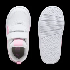 Outlet Sneakers primi passi bambina bianche con dettagli rosa Courtflex v3 Bambino Sneakers Sportive Bambina|Primi Passi Bambina