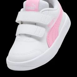 Outlet Sneakers primi passi bambina bianche con dettagli rosa Courtflex v3 Bambino Sneakers Sportive Bambina|Primi Passi Bambina