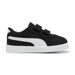 Clearance Sneakers primi passi bambina e bambino nere effetto scamosciato con strappo Club II V Bambino Scarpe Con Strappo Bambino|Scarpe Con Strappo Bambina