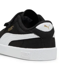 Clearance Sneakers primi passi bambina e bambino nere effetto scamosciato con strappo Club II V Bambino Scarpe Con Strappo Bambino|Scarpe Con Strappo Bambina