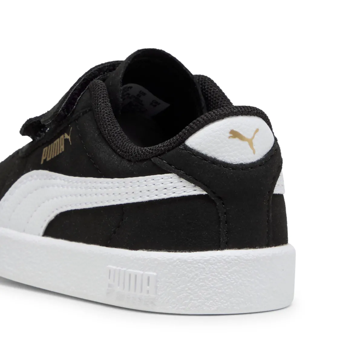 Clearance Sneakers primi passi bambina e bambino nere effetto scamosciato con strappo Club II V Bambino Scarpe Con Strappo Bambino|Scarpe Con Strappo Bambina