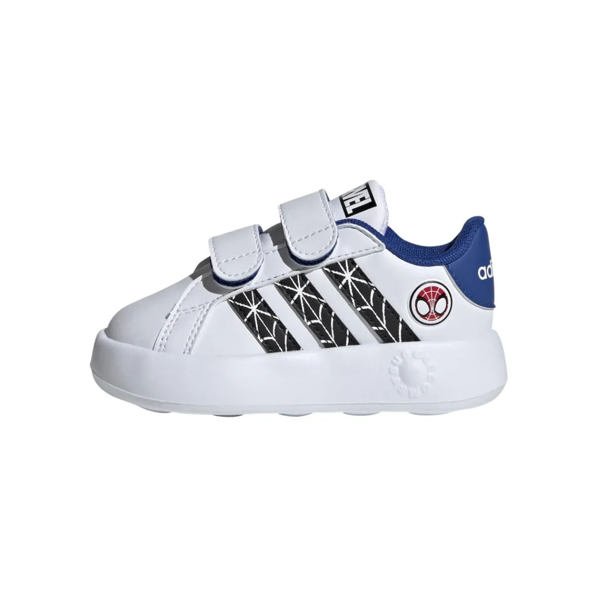 Sale Sneakers primi passi bianche da bambino con stampa Spiderman Grand Court CF I Bambino Sneakers Sportive Bambino|Scarpe Con Strappo Bambino