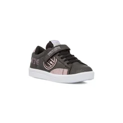 Discount Sneakers ragazza nere con glitter e chiusura con strappo Bambino Sneakers Bambina|Scarpe Ragazza