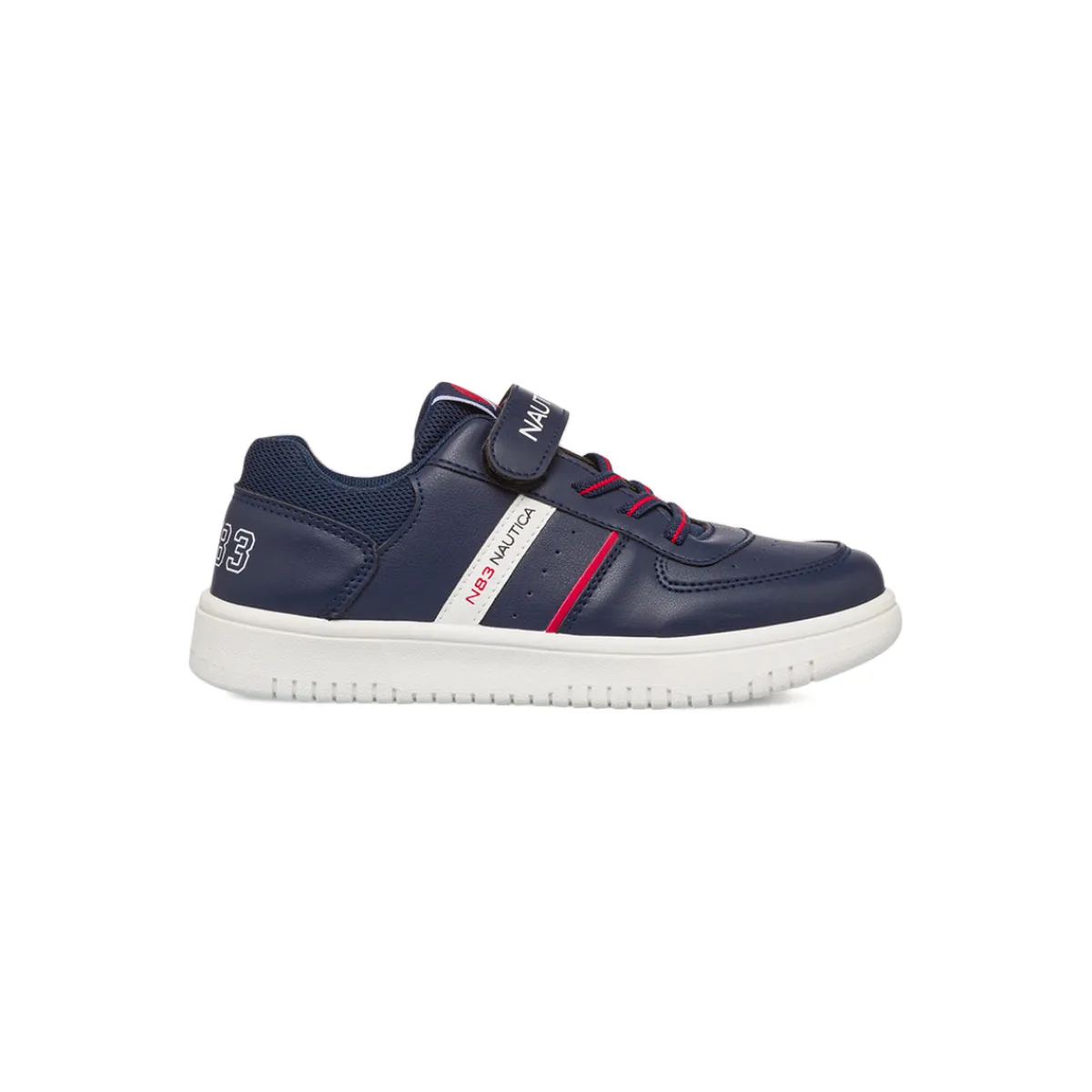 Outlet Sneakers ragazzo blu navy con dettagli rossi e bianchi e logo Bambino Sneakers Bambino|Scarpe Ragazzo