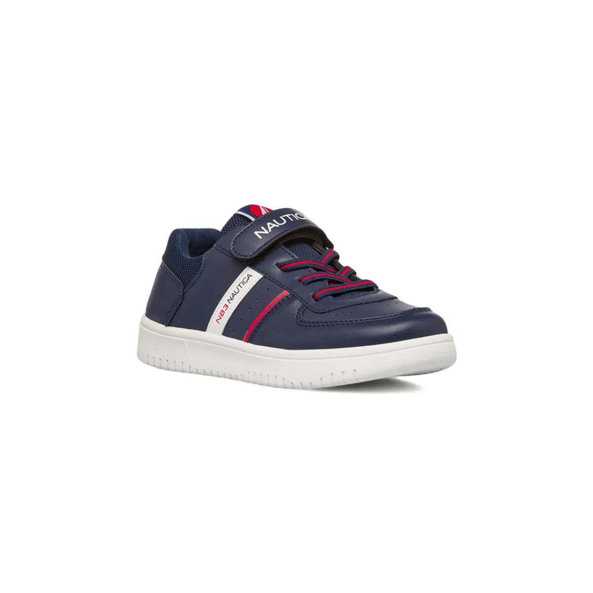 Outlet Sneakers ragazzo blu navy con dettagli rossi e bianchi e logo Bambino Sneakers Bambino|Scarpe Ragazzo