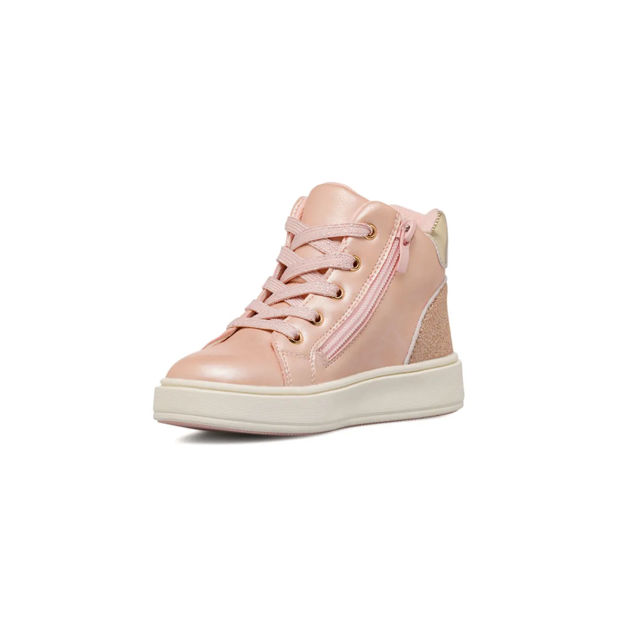 New Sneakers rosa da Bambina con dettagli glitter e ciondolo LOVE Bambino Sneakers Bambina