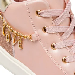 New Sneakers rosa da Bambina con catena LOVE Bambino Sneakers Bambina
