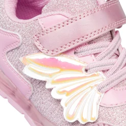 Sale Sneakers rosa da bambina con luci e dettagli iridescenti Bambino Sneakers Bambina|Scarpe Con Strappo Bambina