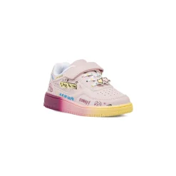 Outlet Sneakers rosa da bambina con stampe multicolore Bambino Sneakers Bambina