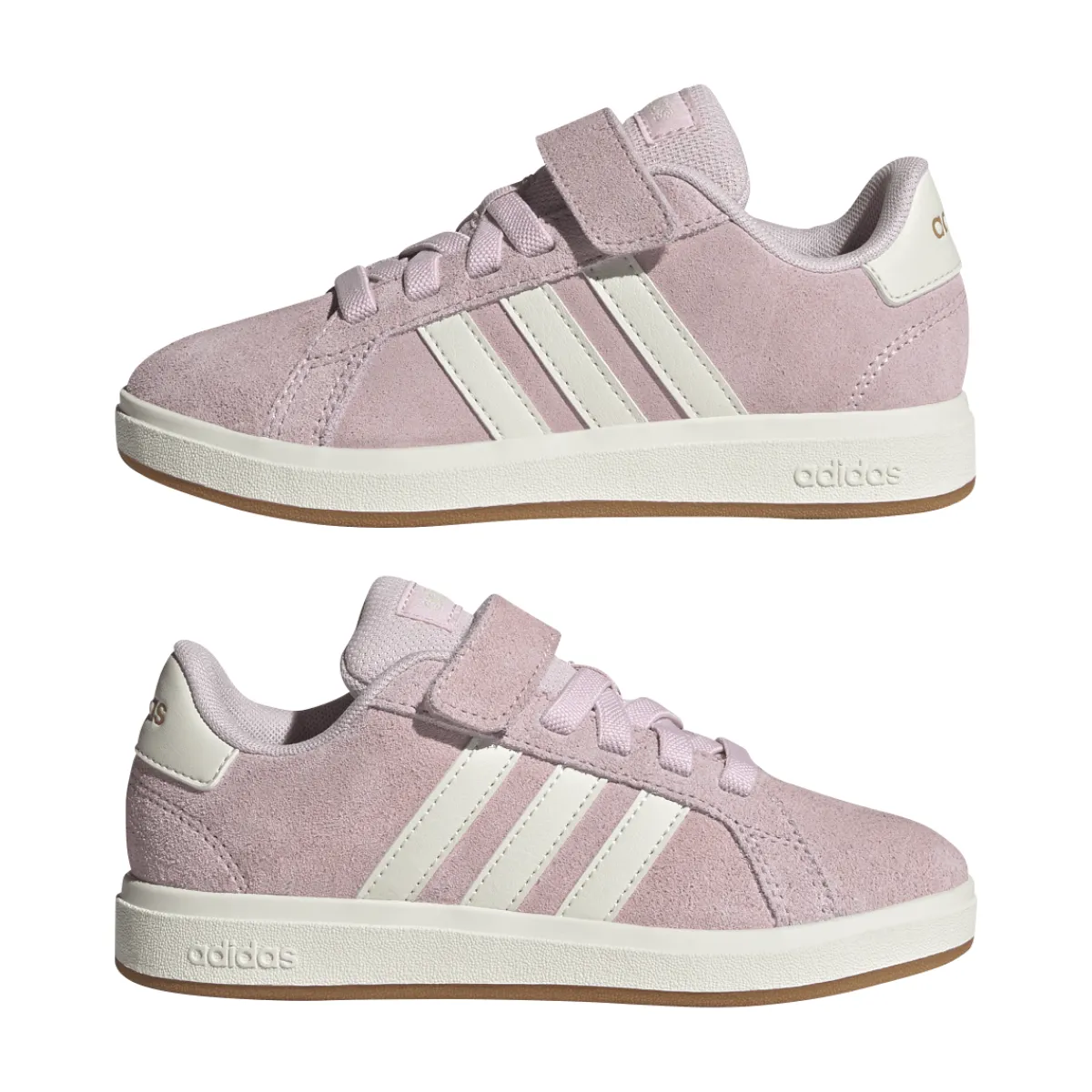 Hot Sneakers Rosa da Bambina e Ragazza in tessuto effetto scamosciato GRAND COURT 00s Bambino Scarpe Sportive Da Bambino|Sneakers Sportive Bambina