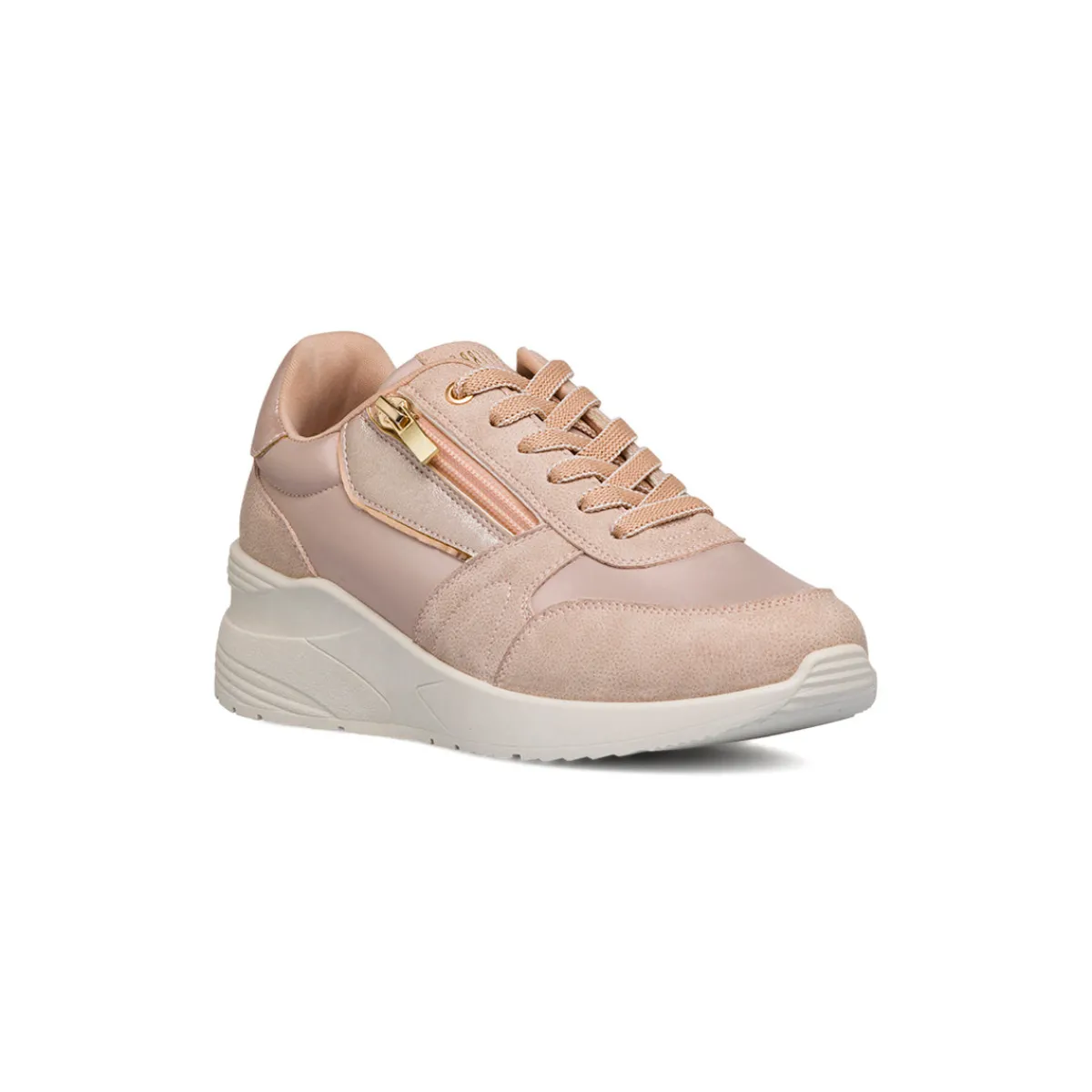 Outlet Sneakers rosa da Donna con zip Donna Sneakers Donna