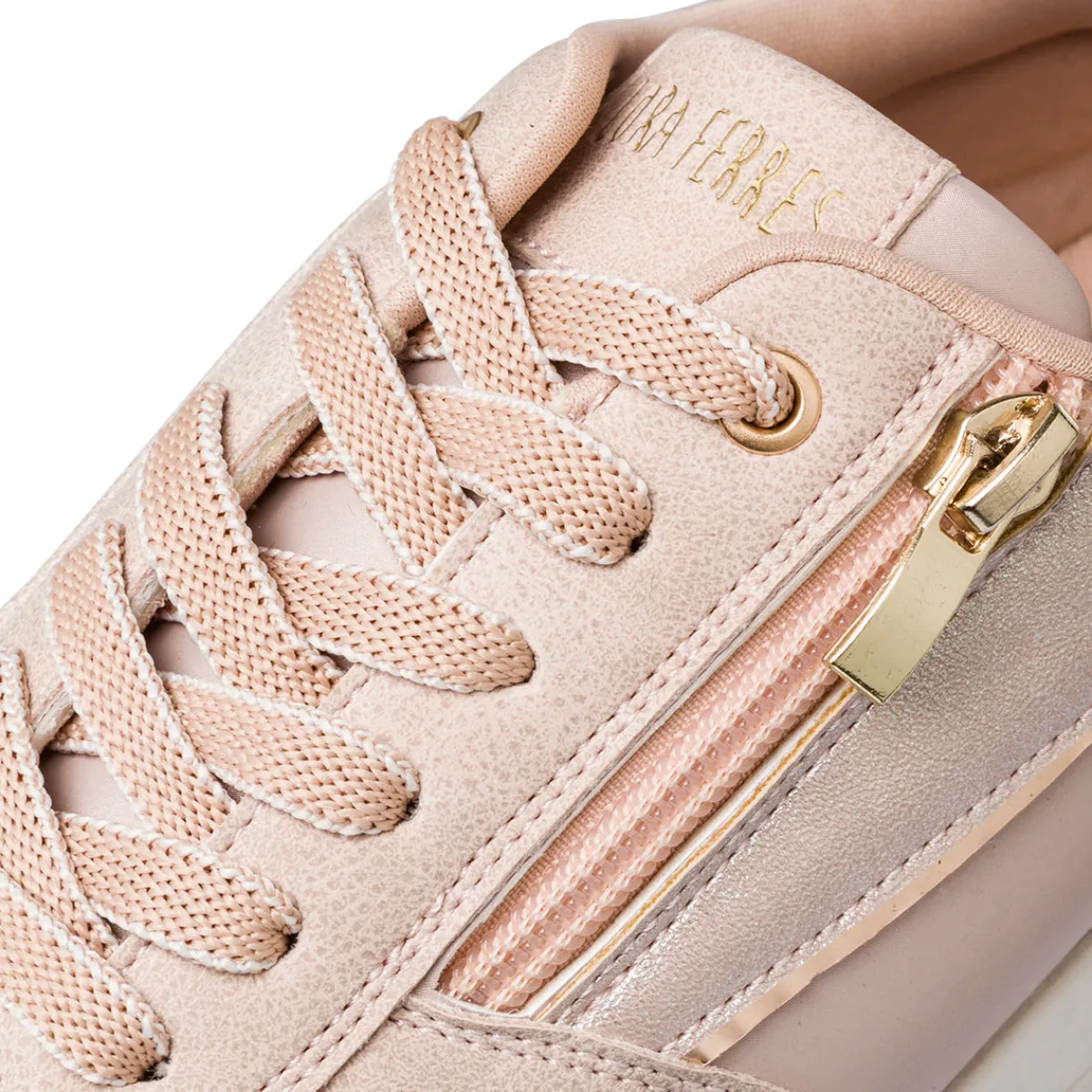 Outlet Sneakers rosa da Donna con zip Donna Sneakers Donna