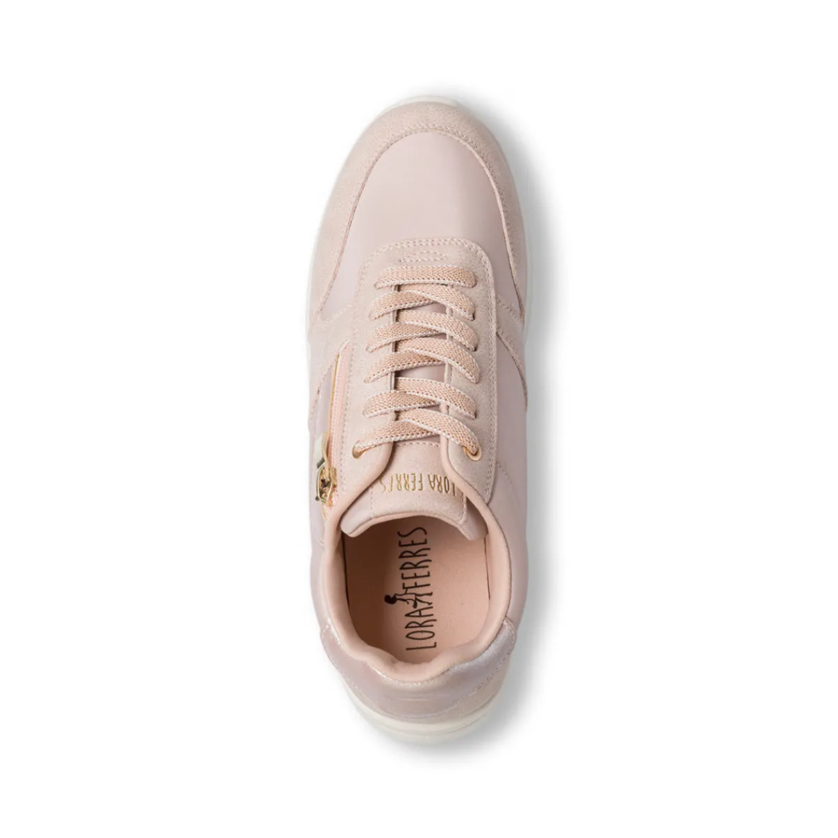 Outlet Sneakers rosa da Donna con zip Donna Sneakers Donna