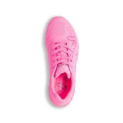 Hot Sneakers rosa da Donna con cuori e soletta memory foam Uno Donna Scarpe Per Camminare|Sneakers Sport