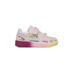 Clearance Sneakers rosa da ragazza con stampe multicolor Bambino Scarpe Ragazza|Sneakers Bambina