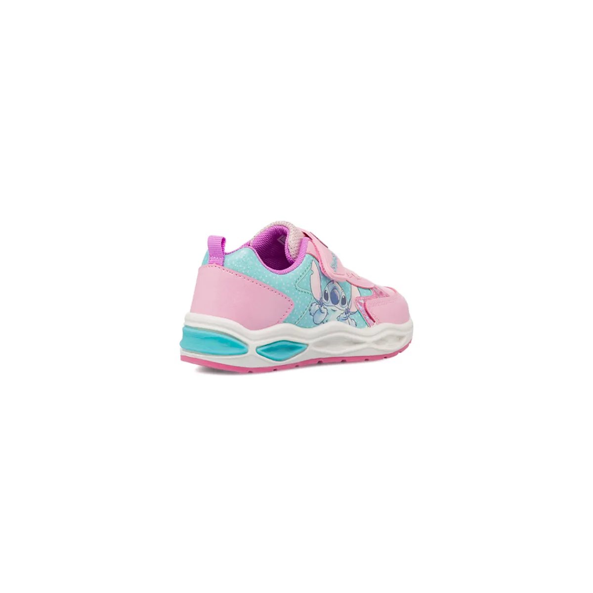 Sale Sneakers rosa e azzurre da Bambina con Luci e patch Bambino Sneakers Bambina|Scarpe Con Strappo Bambina