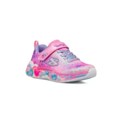 Discount Sneakers rosa e azzurro da bambina con cuori e luci Eternal Heart Bambino Sneakers Sportive Bambina|Scarpe Sportive