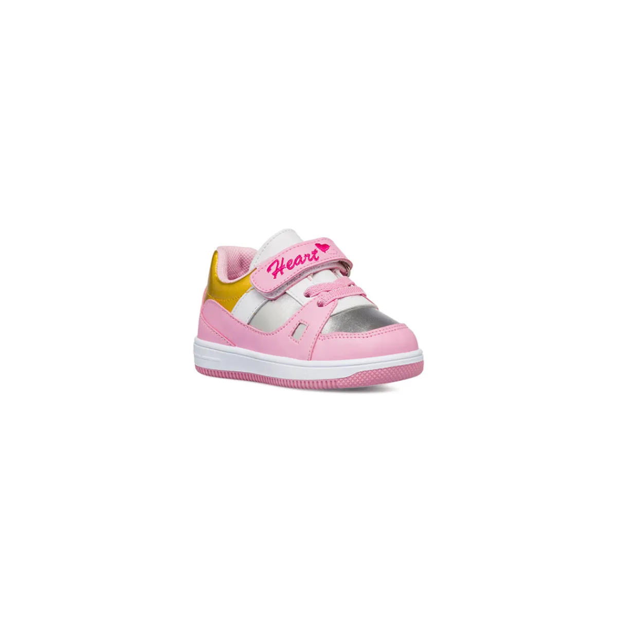 Online Sneakers rosa primi passi con dettagli argento e oro Bambino Primi Passi Bambino|Primi Passi Bambina