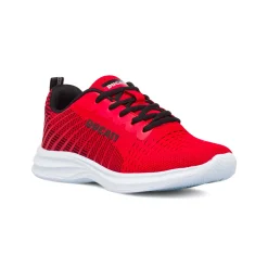 Best Sneakers rosse da uomo con dettagli neri e logo Radio Uomo Scarpe Da Running|Scarpe Da Running Uomo
