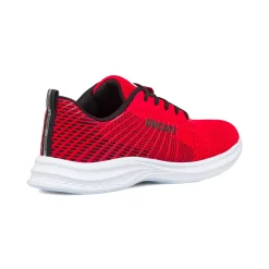 Best Sneakers rosse da uomo con dettagli neri e logo Radio Uomo Scarpe Da Running|Scarpe Da Running Uomo