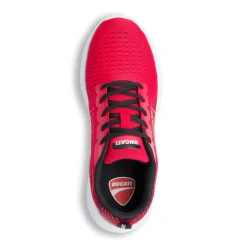 Best Sneakers rosse da uomo con dettagli neri e logo Radio Uomo Scarpe Da Running|Scarpe Da Running Uomo