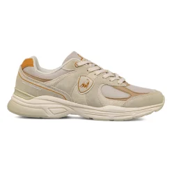 Outlet Sneakers Rétro beige da Uomo con inserti effetto scamosciato StormGrip Uomo Sneakers Retro Running|Sneakers Rétro