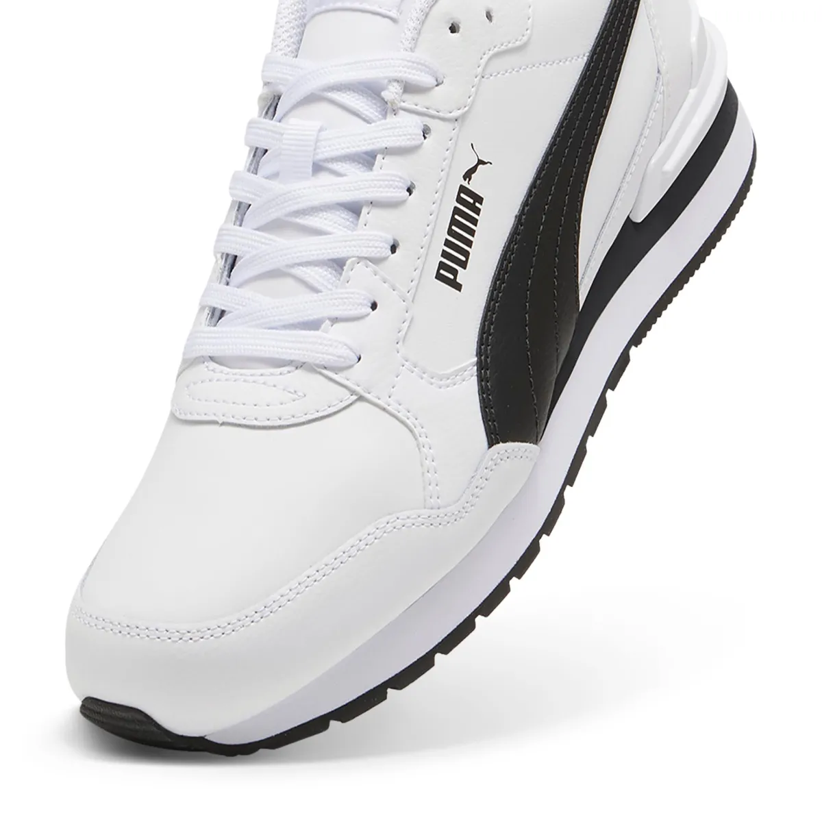 Online Sneakers Rétro bianche da Uomo con logo laterale nero in contrasto Runner v4 Uomo Sneakers Retro Running|Sneakers Rétro