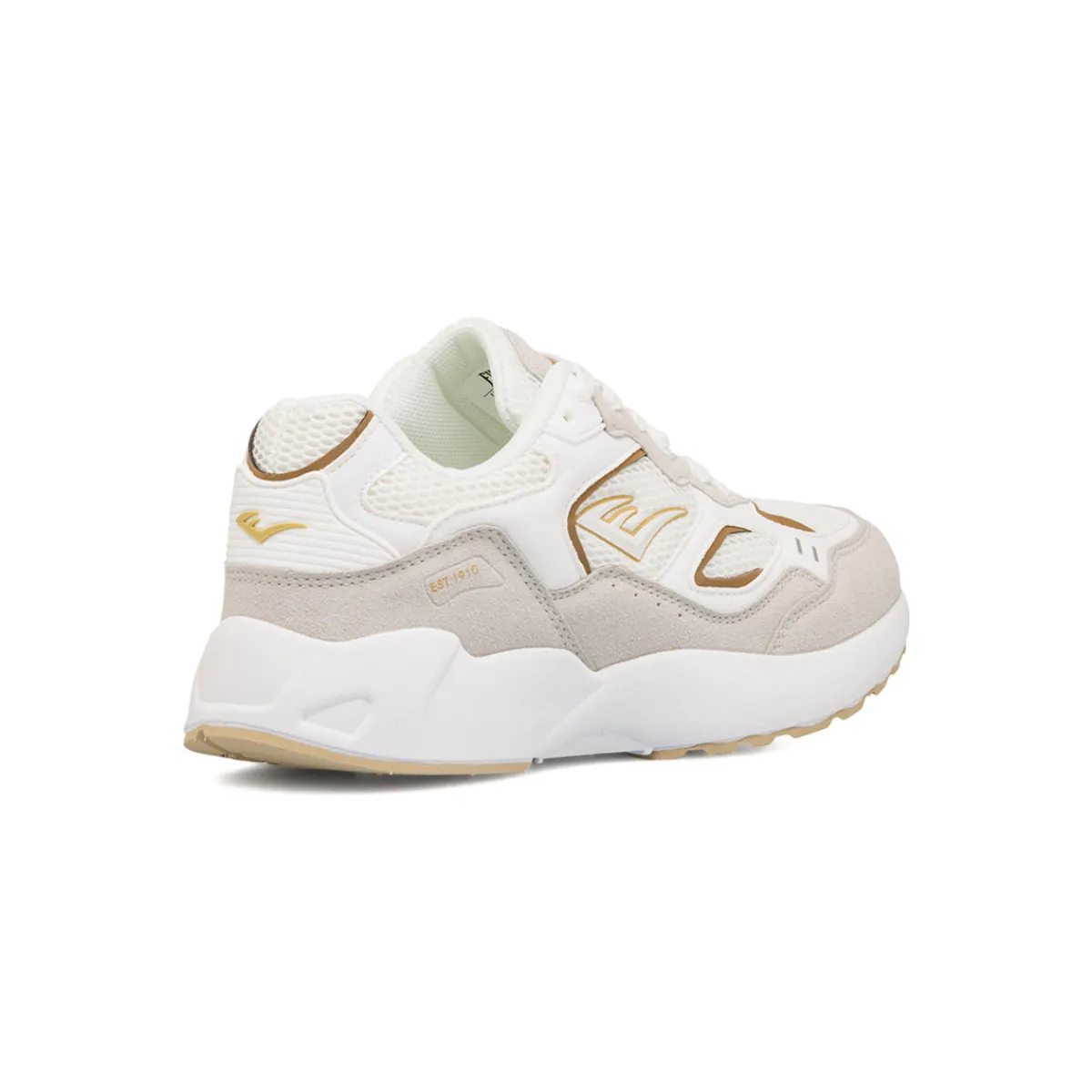 Best Sneakers Rétro bianche e beige da Donna con dettagli dorati Donna Sneakers Retro Running|Sneakers Rétro