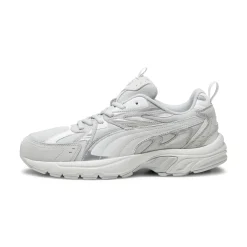 Best Sneakers Rétro bianche e grigie con logo Milenio Tech Uomo Sneakers Rétro|Sneakers Sport Uomo