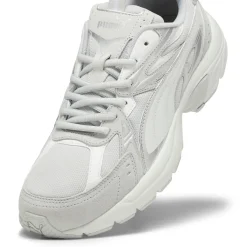 Best Sneakers Rétro bianche e grigie con logo Milenio Tech Uomo Sneakers Rétro|Sneakers Sport Uomo