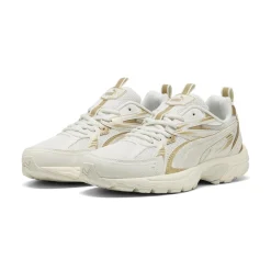 Sale Sneakers Rétro biannco off-white e oro da Donna Milenio Tech Donna Sneakers Rétro|Sneakers Retro Running