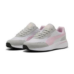 Hot Sneakers Rétro casual bicolore da Donna grigio e rosa con logo Donna Sneakers Retro Running|Sneakers Rétro
