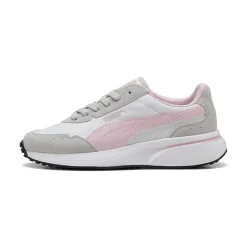 Hot Sneakers Rétro casual bicolore da Donna grigio e rosa con logo Donna Sneakers Retro Running|Sneakers Rétro