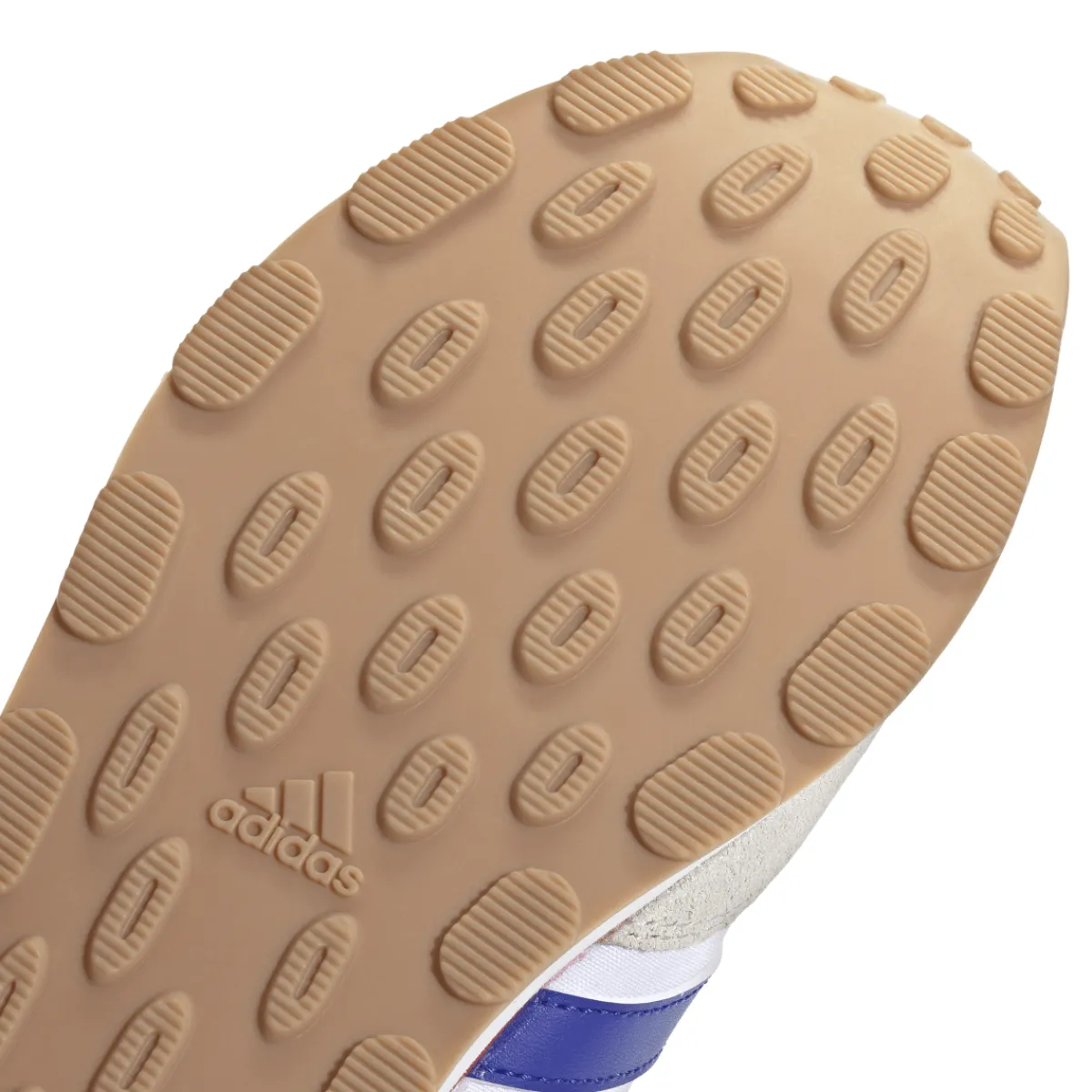 Discount Sneakers Rétro da Uomo bianche in pelle con dettagli blu e rossi Run 60s Uomo Sneakers Retro Running|Sneakers Rétro