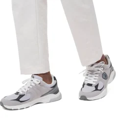 Sale Sneakers Rétro da uomo grigie e nere con inserti effetto scamosicato Uomo Sneakers Retro Running|Sneakers Rétro