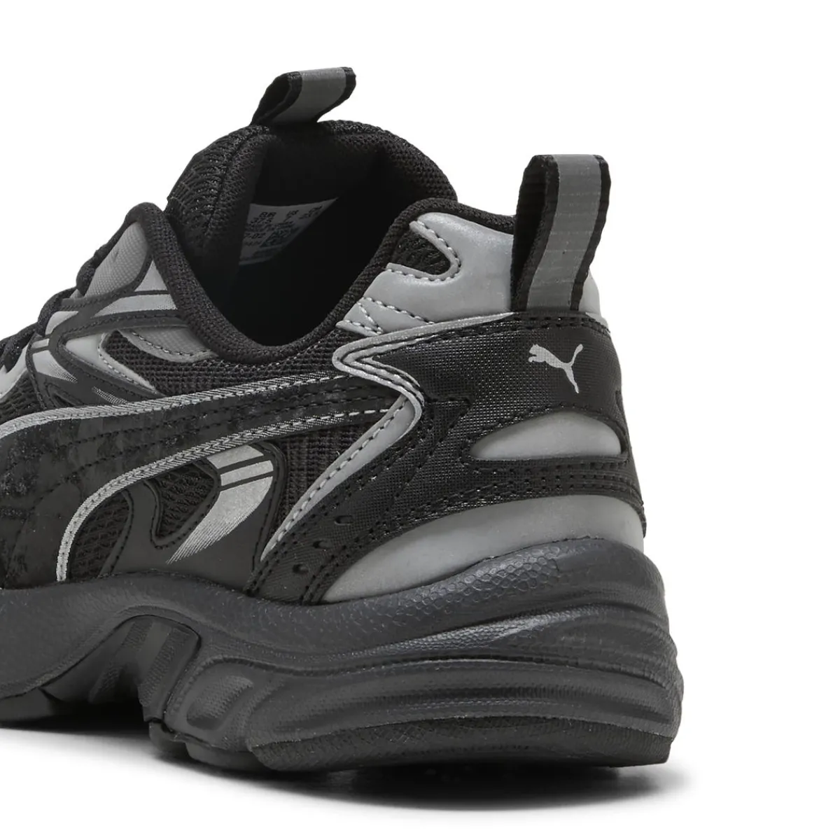 Online Sneakers Rétro nere e argento da Donna Milenio Tech Donna Sneakers Retro Running|Sneakers Rétro