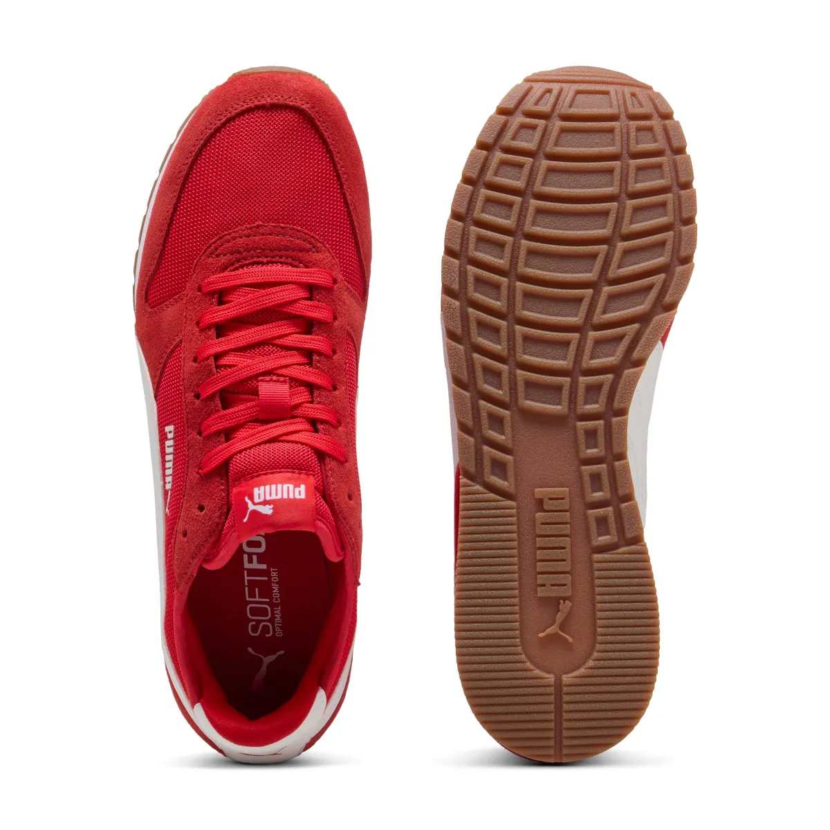 Hot Sneakers Rétro rosse da Uomo in tessuto con logo Uomo Sneakers Retro Running|Sneakers Rétro