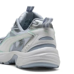 New Sneakers Rétro running da donna bianche con dettagli verdi e azzurri Milenio Tech Donna Sneakers Retro Running|Sneakers Rétro