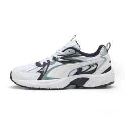 New Sneakers Rétro running da uomo bianche e nere con dettaglio verde Milenio Tech Uomo Sneakers Retro Running|Sneakers Rétro