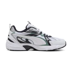 New Sneakers Rétro running da uomo bianche e nere con dettaglio verde Milenio Tech Uomo Sneakers Retro Running|Sneakers Rétro