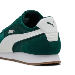 Discount Sneakers Rétro verdi effetto scamosciato da Uomo con logo Uomo Sneakers Retro Running|Sneakers Rétro