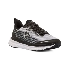 Sale Sneakers sportive da uomo bianche e nere con logo Uomo Scarpe Da Running|Scarpe Da Palestra
